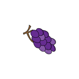 Greece grapes drawing clipart
