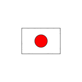 Japan flag drawing clipart