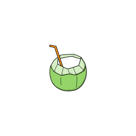 Coconut Drink Clipart Free Download