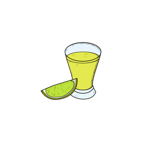 Tequila drawing clipart