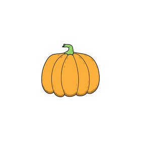 Pumpkin drawing clipart