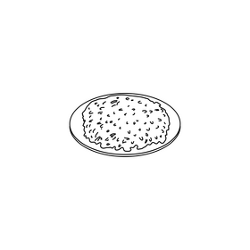 Rosti drawing black and white clipart