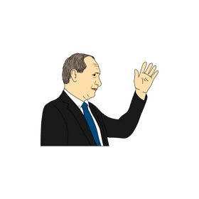 Russia president Vladimir Putin drawing clipart