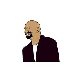Dwayne Johnson drawing clipart