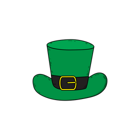St Patricks Day hat drawing clipart