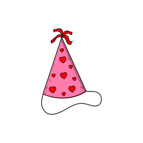 Party hat drawing clipart
