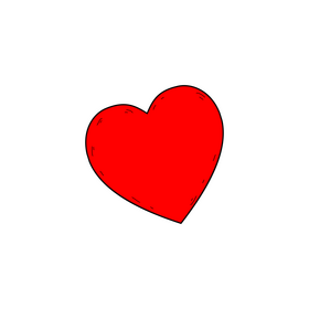 Heart drawing clipart