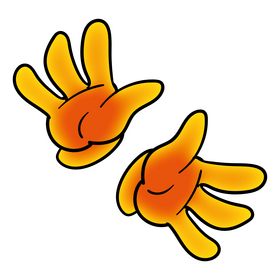 Hands cartoon clipart