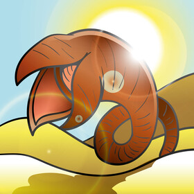 Worms cartoon vector