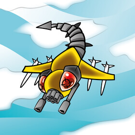 Dragonfly cartoon vector