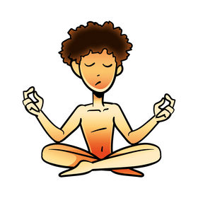 Yoga cartoon clipart