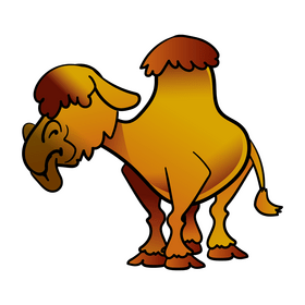 Camel cartoon clipart