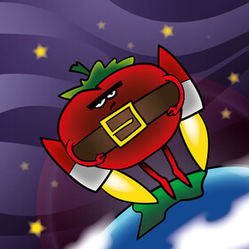 Tomato cartoon vector
