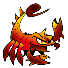 Scorpion cartoon clipart