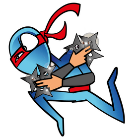 Ninja cartoon clipart
