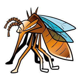 Mosquito cartoon clipart
