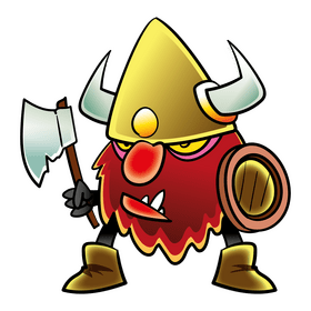 Viking cartoon clipart
