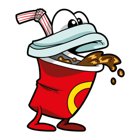 Coca Cola cartoon clipart