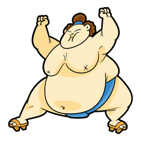 Sumo cartoon clipart
