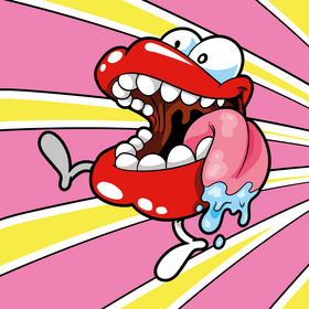 Mouth cartoon vector