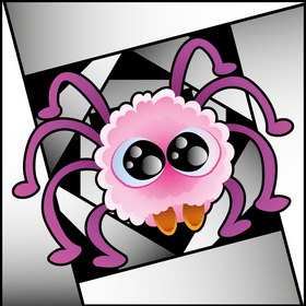 Spider cartoon vector