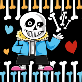 Undertale cartoon vector
