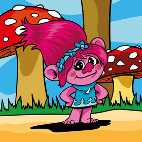 Trolls cartoon vector