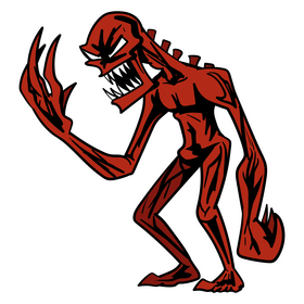 Carnage superhero cartoon clipart