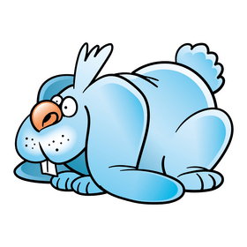 Rabbit cartoon clipart