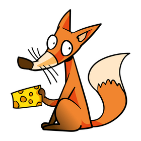 Fox cartoon clipart