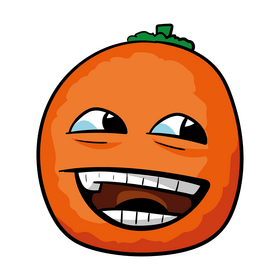 Orange cartoon clipart