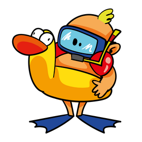 Swimming cartoon clipart