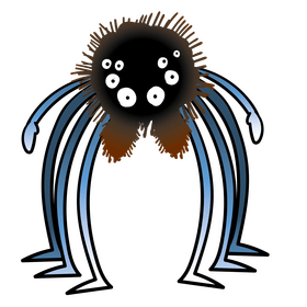 Spider cartoon clipart