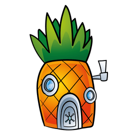 Pineapple cartoon clipart