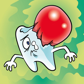 Teeth cartoon vector