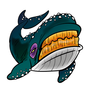 Whale cartoon clipart