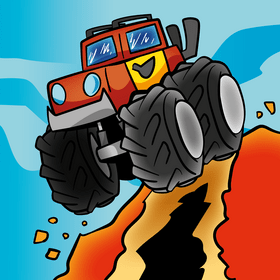 Truck cartoon vector