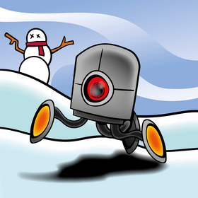 Robot cartoon vector