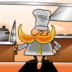 Chef cartoon vector
