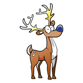 Deer cartoon clipart