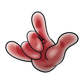 Hand cartoon clipart