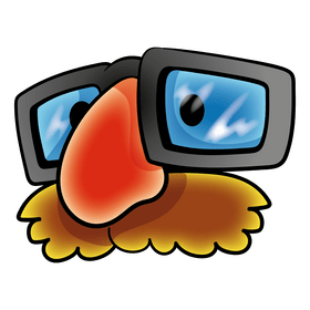 Glasses cartoon clipart