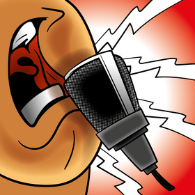 Microphone cartoon vector