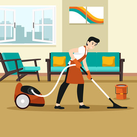 Cleaning service stock illustration vector