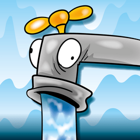 Water cartoon vector