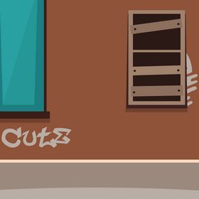 Alley stock illustration vector