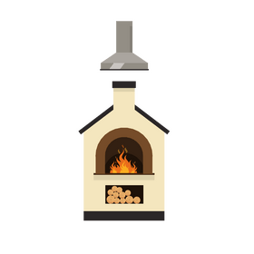 Baking oven clipart