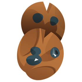 Blueberry cookies clipart