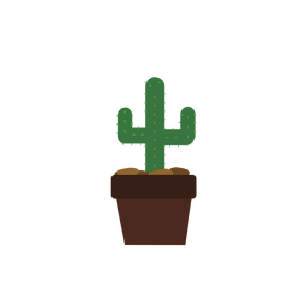 Cactus pot clipart