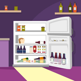 Fridge vector